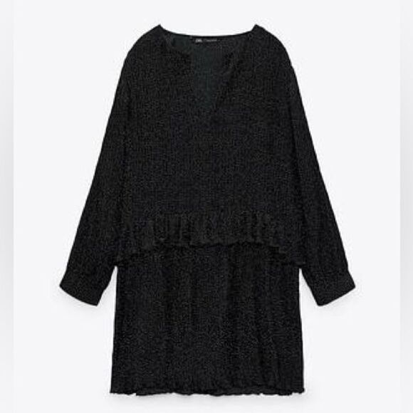 ZARA MICRO DOT MINI DRESS - Picture 5 of 5